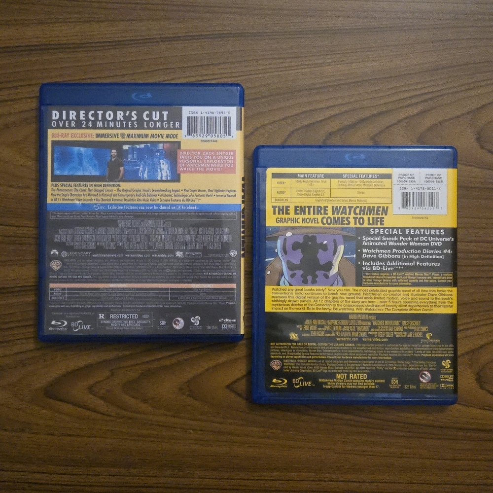 Watchmen Blu-Ray Bundle - Picture 3 of 6